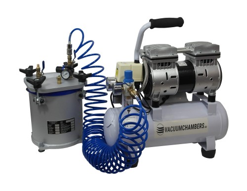 Set chamber 8.0l PC2123S + piston compressor 95l/min AT550-9L
